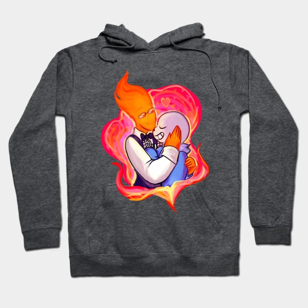 bonefire couple Hoodie by felfisk